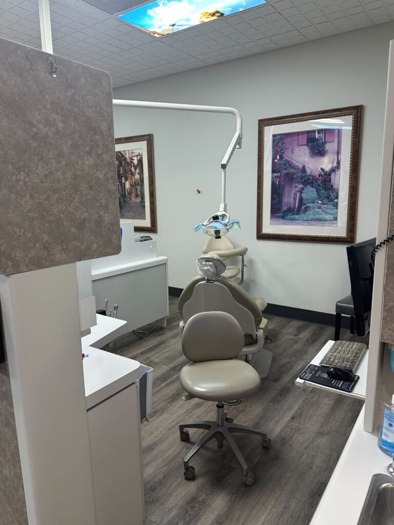 Reception area inside the SummerHills Dental office